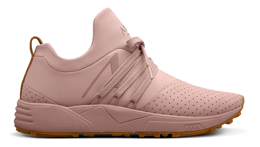 ARKK Collection Raven Nubuck S-E15 Vibram | Misty Rose Brown Gum | Women Raven